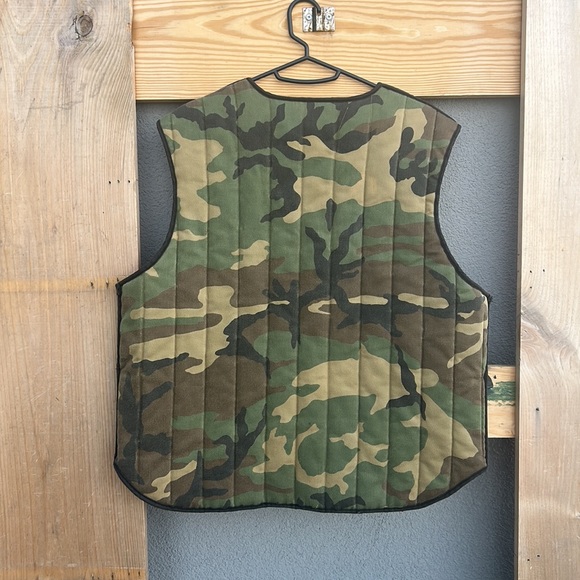 Reversible Camo Orange hunting vest L - Picture 2 of 4